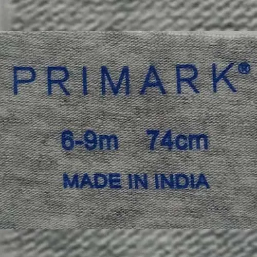 tagless pad pritning on baby garment