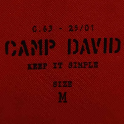 tagless printing sample of woven fabric with black ink on red